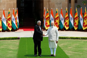 India, Sri Lanka agree to boost economic and energy ties.